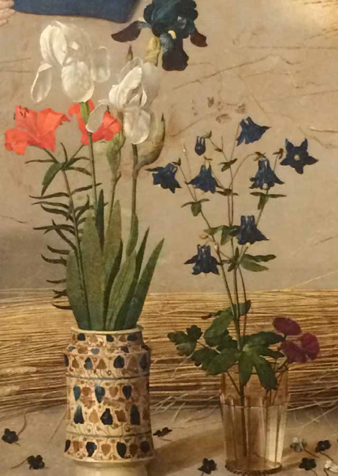 Dutch still life painting of flowers